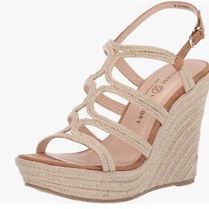 Chinese Laundry Milla Jute Wedge Sandal | size 8 US / 38.5 EUR